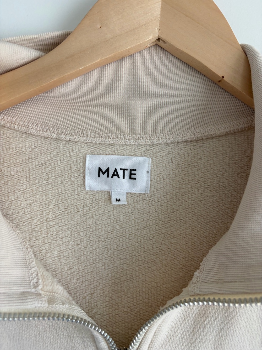MATE The Label Organic Quarter Zip Sweatshirt - Picture 5 of 6